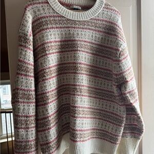 American Eagle Outfitters Patterned Knit Sweater